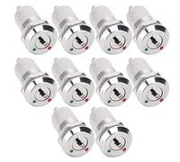 Switch Switch Barile in Acciaio Inossidabile Acciaio di Blocco Onoff 10pcs AC DC220V (Tiro singolo)