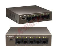 SWITCH TEF1105P TENDA 5 PORTE SERVER 10/100 4 PoE+ ETHERNET SDOPPIATORE LAN RACK