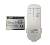 SWITCH + TELECOMANDO WIRELESS UNIVERSALE 3 CANALI TECNOLOGIA INTELLIGENTE TE-C