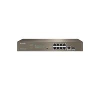 SWITCH TENDA TEG5310P-8-150W m9P LAN GIGABIT DESKTOP 10/100/1000M 8P POE 1P SFP LAYER 3 MANAGED Potenza PoE 150W