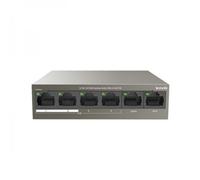 SWITCH TENDA TEF1106P-4-63W 6P LAN DESKTOP 4P FE(PoE)+2P FE(Data+NVR)