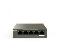 TENDA TEG1105P46 - Switch, 5 porte, Fast Ethernet, PoE