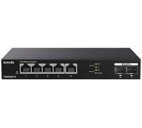 Tenda Switch Ethernet 2.5G 5 Porte con 2 SFP+ 10G, Plug and Play, Metallo | Senza Ventola, Funzionamento Silenzioso, Per Ambienti Condivisi, Ideale Per NAS, Server e PC Gaming (TEM2007X)