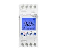 Switch Timer A Doppio Canale Avanzato Switch Montati Binari Pianificazione Elettrica Accurata Nelle Case E Nelle Imprese Dispositivo Temporizzazione Delle Precisioni