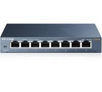 TP-Link TL-SG108 Non gestito Gigabit Ethernet (10/100/1000) Nero