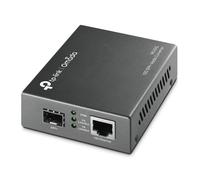 TP-Link Omada MC420L convertitore multimediale di rete 10000 Mbit/s Modalità multipla, Modalità singola Nero