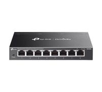 TP-Link Switch Omada 8 porte Gigabit Easy Managed, porte Gigabit, case in metallo compatto, isolamento delle porte, VLAN, prevenzione loop automatica, snooping IGMP, gestione cloud centralizzata, Plug