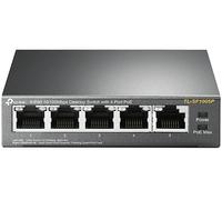 TPLINK TLSF1005P - Switch, 5 porte, Fast Ethernet, PoE