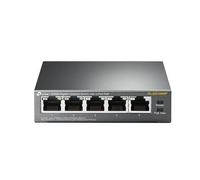 TP-Link TL-SG1005P Non gestito Gigabit Ethernet (10/100/1000) Supporto Power over Ethernet (PoE) Nero