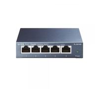 TP-Link TL-SG105 Switch 5 Porte Gigabit, 10/100/1000 Mbps, Plug & Play, 802.1p/DSCP QoS, IGMP Snooping, Involucro in Metallo Resistente, Installazione Facile, Tecnologia Green Ethernet, IEEE 802.3x