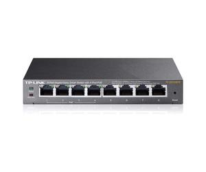 Switch TP-Link TL-SG108PE, 8x RJ45 1000Mb/s, 4x PoE, 55W, Desktop, Gestito