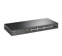 TP-Link TL-SG1428PE switch di rete Gestito L2 Gigabit Ethernet (10/100/1000) Supporto Power over Ethernet (PoE) 1U Nero