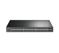 TP-Link Omada SG3452P switch di rete Gestito L2/L3 Gigabit Ethernet (10/100/1000) Supporto Power over Ethernet (PoE) 1U Nero