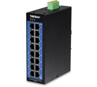 Switch Trendnet TI-G160i 16 porte Gigabit gestito DIN-Rail Industrial Full duplex Nero