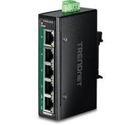Switch TRENDnet TI-PGLC50 5 porte Gigabit PoE+ industriale DIN-wall