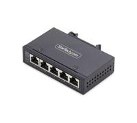 StarTech.com Switch di rete industriale non gestito a 5 porte, 100/1000 Ethernet, guida DIN/a parete, IP30, -40-167F, 9~60VDC