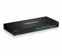 TRN TPE-3018LS - Switch, 18 porte, Gigabit Ethernet, PoE+, RJ45/SFP