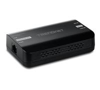 TRENDnet Iniettore PoE+ 10G, TPE-315GI, converte la porta non PoE in una porta PoE+, PoE (15,4 W) o PoE+ (30 W), supporta 10GBASE-T, fino a 100 m (333 piedi), nero