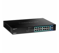 Trendnet TPE-TG182 switch di rete Gigabit Ethernet (10/100/1000) Supporto Power over (PoE) 1U Nero [TPE-TG182]