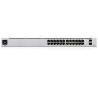 Switch UniFi Ubiquiti USW-24-POE (24 porte Gigabit EthernetGigabit SPF+ rack 95W 1U)