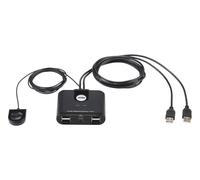 Switch USB 2.0 2 computer 4 porte US224 Aten IDATA US-224 condivisione periferiche selettore remoto LED