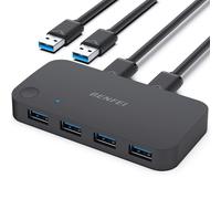Switch USB 3.0 Switcher USB 2 Computer Condividi 4 USB per PC Mouse Tastiera