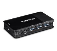 Switch USB - Trendnet - TK-U404 - Nero - USB 3.2 Gen 1 - Indicatore LED - 8 Porte USB A