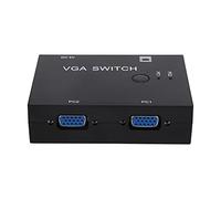 Switch VGA 2 in 1 out 1 Porta VGA, Adattatore per Condivisione Video VGA Switcher Manuale 2 in 1 out Switch VGA Vedio Bidirezionale Switcher VGA per Monitor TV