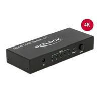 Switch video DeLock 18685 HDMI 5 porte 4K Ultra HD HDR nero
