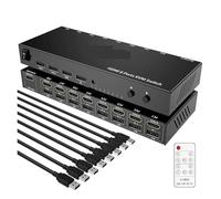 Switch video, Switch KVM, switch attivo 8 in 1 out for monitor, mouse e tastiera, 4K30Hz per uffici domestici e data center