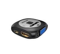 Switch video, Switch VGA 2x1 Commutatore video + a 1080P 60Hz Convertitore 2 in 1 uscita per uffici domestici e data center