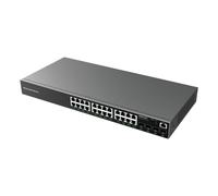Switch VLAN rack Gigabit PoE+ 4SFP 24P Grandstream GWN7803P con gestione avanzata L2+