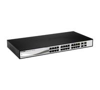 D-Link DGS-1210-24P switch di rete Gestito L2 Gigabit Ethernet (10/100/1000) Supporto Power over Ethernet (PoE) Nero