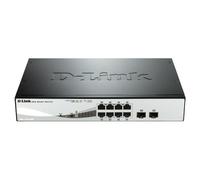 Dwitch D-Link semigestionabile 8 gigabit Poe 45W + 2 Porte combinate giga