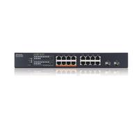 Switch Zyxel 2.5G a 16 porte, 2 SFP+, L2 gestito, PoE da 180 W, montaggio su rack