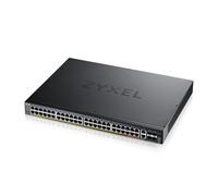 Switch Zyxel 48 porte Gigabit 2x10G rame 4xSFP+ L3 PoE+ 960W rack QoS