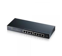 ZYXEL Switch Ethernet 8 Porte | Smart Managed | Gigabit | GS1900-8 | 8x Porte GbE RJ-45, Senza Ventola, VLAN, QoS, IGMP Snooping, Link Aggregation, Kit di Montaggio a Parete Incluso