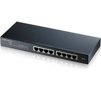 SWITCH ZYXEL GS-1900-8 8P LAN GIGABIT Supporto IPv6 VLAN - Design senza ventole WEB MANAGED Desktop NEW