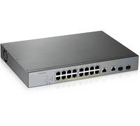 Switch di rete Zyxel GS1350-18HP Gestito L2 Gigabit Ethernet [10/100/1000] Supporto Power over [PoE] Grigio (ZyXEL GS1350-18HP, 18 Port managed CCTV PoE switch, 250W) [GS1350-18HP-GB0101F]