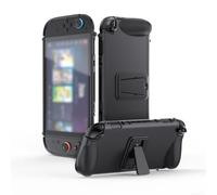 Switch2 2025 Custodia ancorabile in TPU con supporto regolabile e accesso al controller a sgancio rapido, progettata per proteggere e migliorare l'usabilità della console