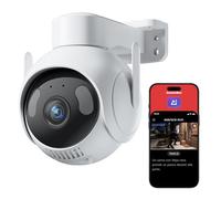 SwitchBot 3K Telecamera Da Esterno Wifi, Ricerca Video IA, Avvisi Scena e Report Giornalieri Attività, PTZ Tracciamento 360°, Wi-Fi 2,4 Ghz, Compatibile Alexa, Google Home e Home Assistant Via RTSP