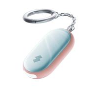SwitchBot Allarme di Sicurezza Personale, Sirena Potente da 130dB con Luce LED Stroboscopica, Portachiavi di Autodifesa IP65 con Avvisi di Posizione, Perfetto per Donne, Bambini e Anziani, Rosa