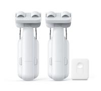 SwitchBot Apri Tende Elettrico per Bastoni, Curtain Rod 3 2025 Set con 2 Motori e 1 Telecomando, Controllo Bluetooth&App, Motore Silenzioso Potente, Compatibile con Matter&Apple Home (Hub richiesto)