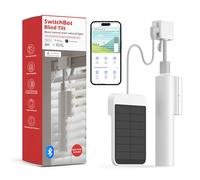 SwitchBot Blind Tilt - Tende elettriche intelligenti con telecomando di Bluetooth, alimentazione solare, aggiunta di SwitchBot Hub Mini per renderle compatibili con Alexa e Google Home