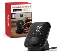 SwitchBot Hub 3, Centro Domotica Intelligente con Termometro WiFi e Igrometro, Supporta Matter, Telecomando Universale IR/Bluetooth, Controllo a Distanza, Supporta con Alexa/HomeKit/Google Home/IFTTT