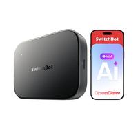 SwitchBot Hub 3, Smart Home Hub con supporto opaco, telecomando Bluetooth Smart IR, termometro e igrometro Wi-Fi (supporta 2,4 GHz), compatibile con Alexa, HomeKit, Google Home, IFTTT