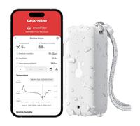 SwitchBot IP65, igrometro per interni ed esterni, termometro Bluetooth c 1 pezzo