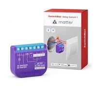 SwitchBot Relay 1 viola, relè smart Matter, Wi-Fi e Bluetooth