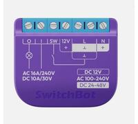 SwitchBot Relay Switch 1, DC12V AC100-240V input 24 - 48V Relè intelligente