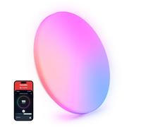 SwitchBot RGBICWW Plafoniera 30cm, Plafoniera LED a filo certificata Matter 2000LM, 2700-6500K, 20W, Compatibile con Alexa e Apple Home, CRI 90+, lampadario camera da letto, Soggiorno, Cucina